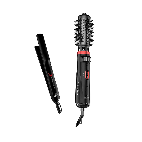 Kit Gama Eleganza Plus - Escova Secadora Rotativa  Bv + Prancha 220ºc Bv