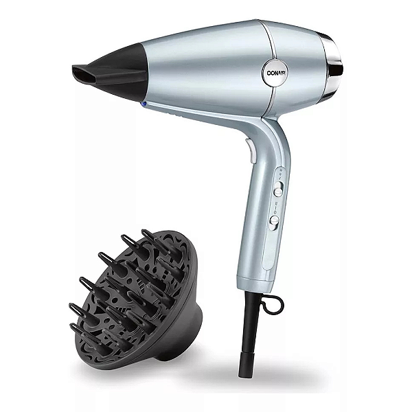Secador De Cabelo Conair Hydro Fusion 1875w Prata - 220v