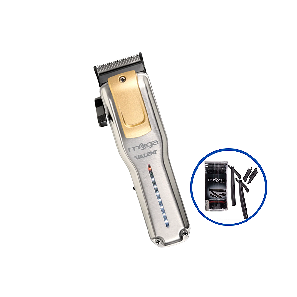 Maquina De Corte Mega Valent 9000 Rpm Usb-c +  Kit Navalhetes Com LÂminas DescartÁveis