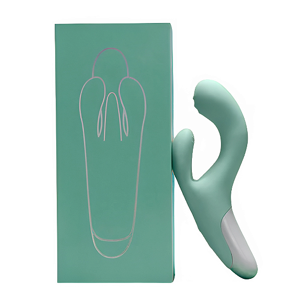 Vibrador Pantynova Eita Rabbit Triplo RecarregÁvel Verde