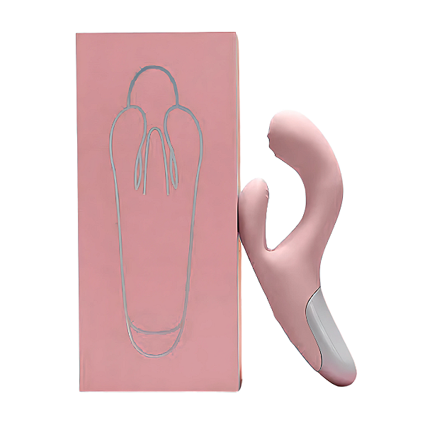 Vibrador Pantynova Eita Rabbit Triplo RecarregÁvel Rosa