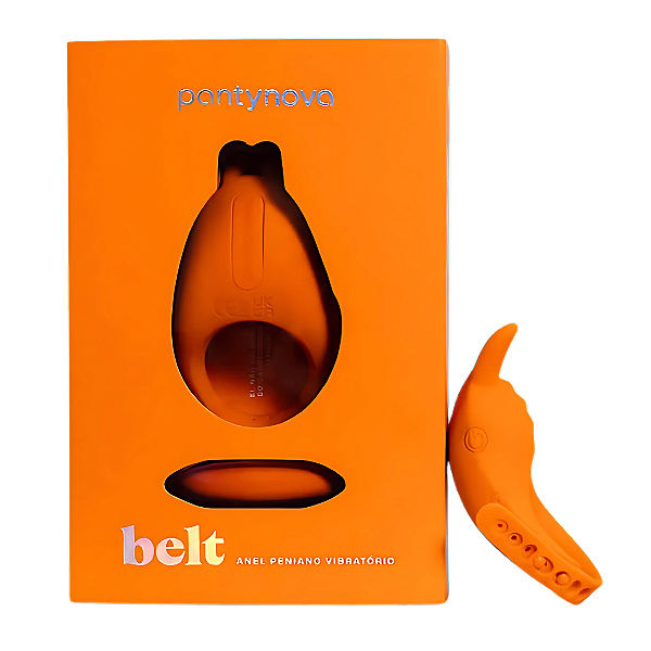 Anel Peniano Vibratorio Belt Pantynova Laranja
