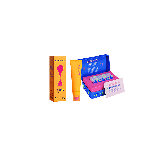 Kit Pantynova - Vdd Ou Acao Jogo Do Tesao Para Casais + Lubrificante Gloss BeijÁvel 50g