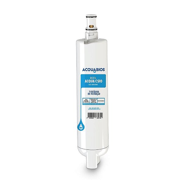 Refil Acquabios Acqua Cs10 3431 (compativel Consul) Branco