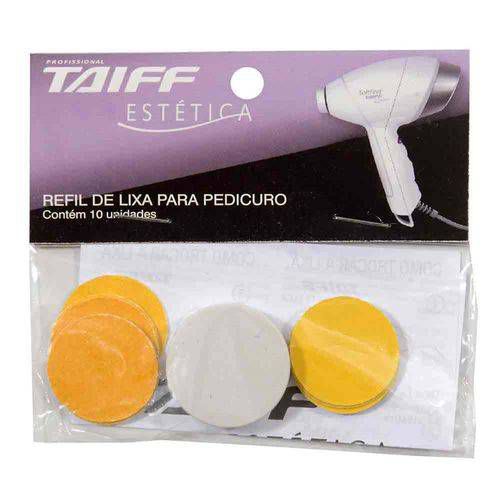 REFIL DE LIXA TAIFF PARA PEDICURO - 10 UND