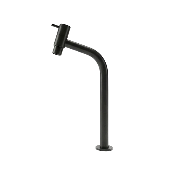 Torneira Banheiro Domum 194107 Premium Preta Inox Monocomando Bancada