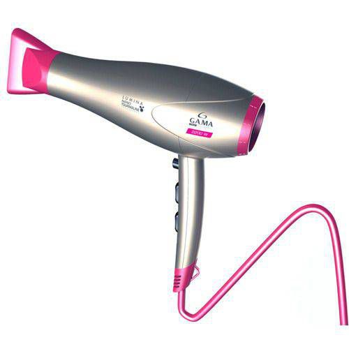 SECADOR DE CABELO PROFISSIONAL GAMA LUMINA NANO TOURMALINE ION 2200W - 220V