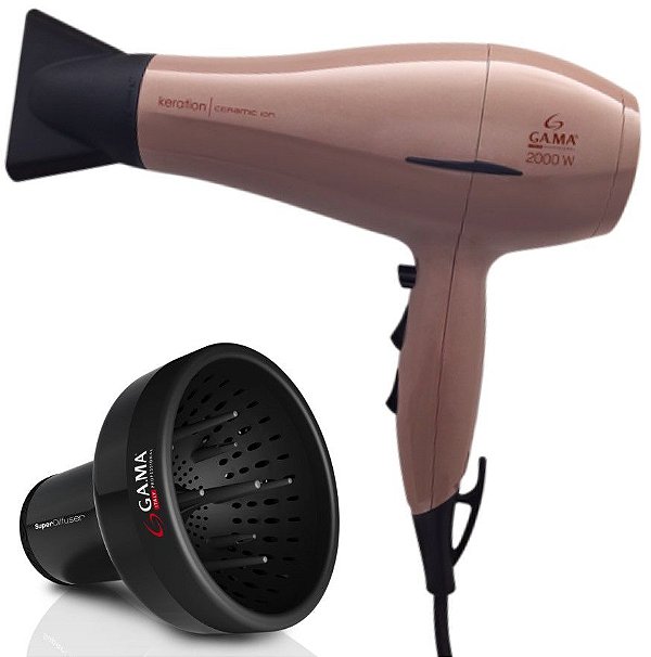 KIT GAMA 127V - SECADOR KERATION  2000W + DIFUSOR UNIVERSAL