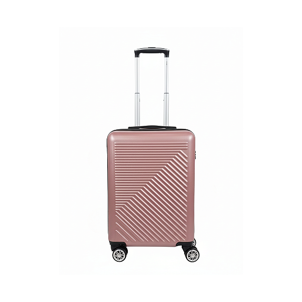 Mala De Viagem De Bordo Pequena 10kg Anac Rodas 360° - Rosa - 33x47x20cm