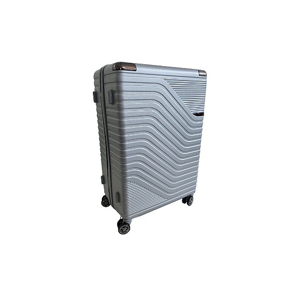 Mala De Viagem De Bordo Pequena 10kg Anac Rodas 360° - Cinza - 33x47x20cm