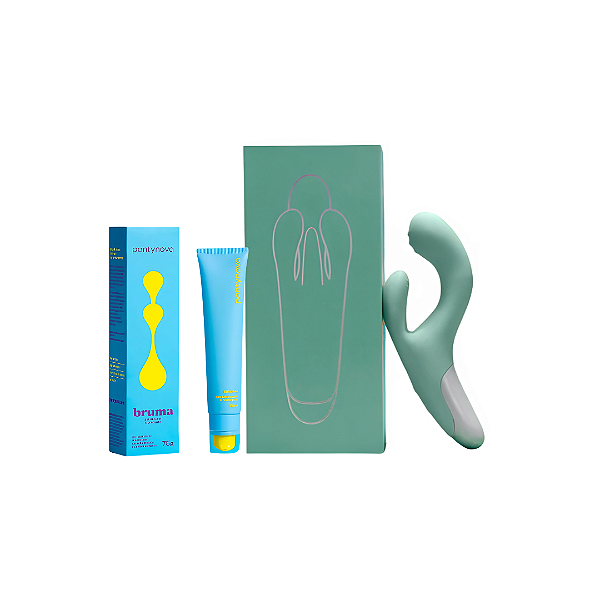 Kit Pantynova - Vibrador Eita Verde + Gel Hidratante Bruma 75g