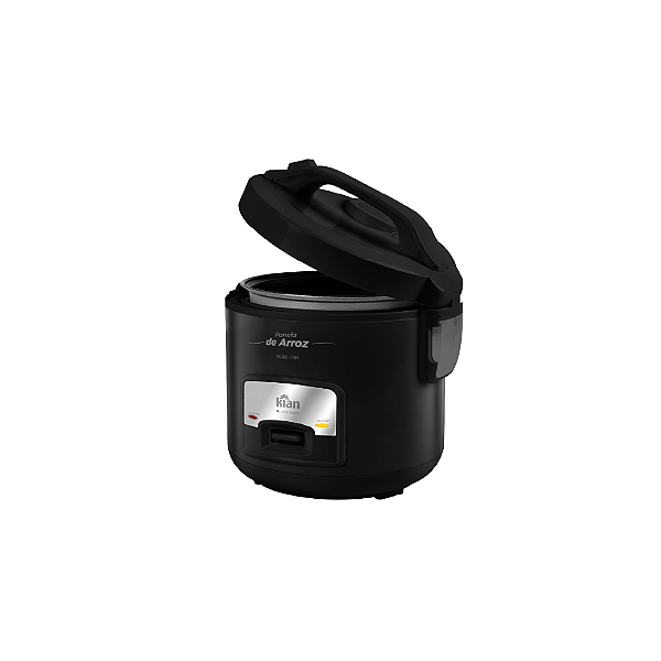 Panela De Arroz Kian Pa-100 5 Xícaras Preta 400w Com Função Aquecimento E Cuba Antiaderente  110v