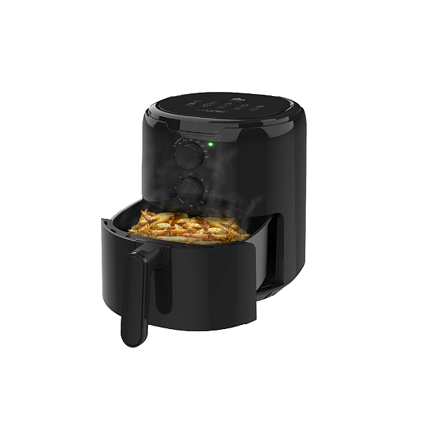 Air Fryer Kian Af-107 4,2l Preta 1350w Fritadeira Elétrica Sem Óleo 220v