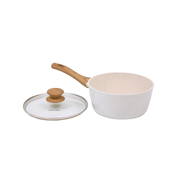 Panela Indução Mimo Style 20cm 2,2l Mármol Cook Alumínio Revestimento Cerâmico