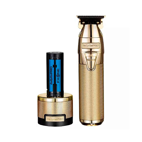Máquina De Acabamento Profissional Fx799gdbr Babylisspro Fxone Gold Sem Fio 7200 Rpm Bivolt