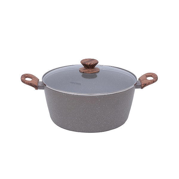 Caçarola Em Aço Inox Style Cook Grafito 28cm Mimo Style