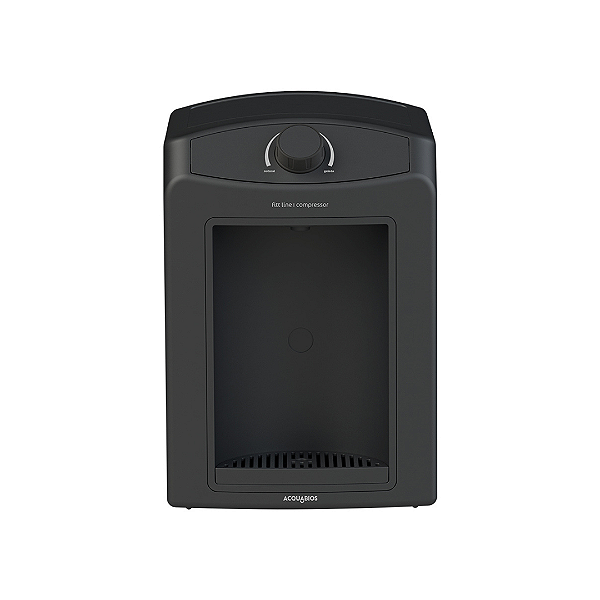 Purificador Fitt Line Compressor Acquabios Dark | Refrigeração Por Compressor, Refil Alcalino, 60 L/h 220v