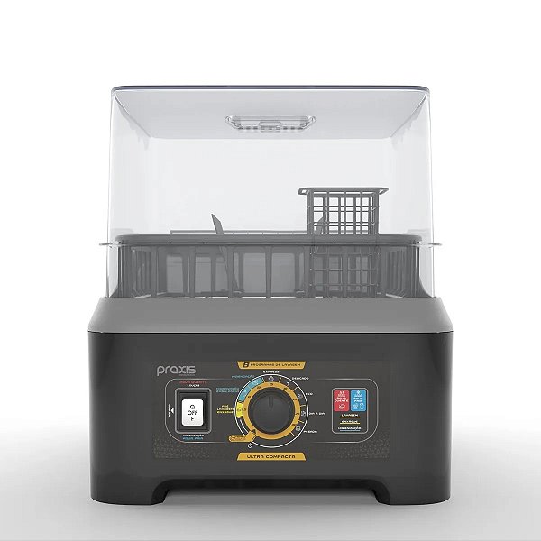 Lava Louça Praxis Compacta Portátil Llp 2.0 800w Cinza 127v