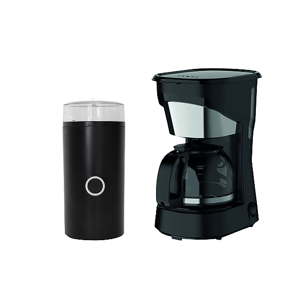 Kit Mimo Style 127v - Moedor De Café Elétrico 9467 Mc02 180w + Cafeteira 10075 Cf02 18 XÍcaras 550w