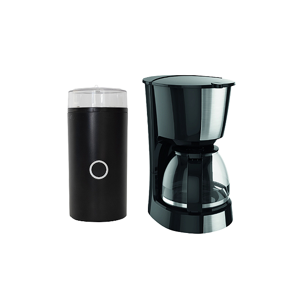 Kit Mimo Style 127v - Moedor De Café Elétrico 9467 Mc02 180w + Cafeteira 10073 Smart 900ml 30 XÍcaras 800w