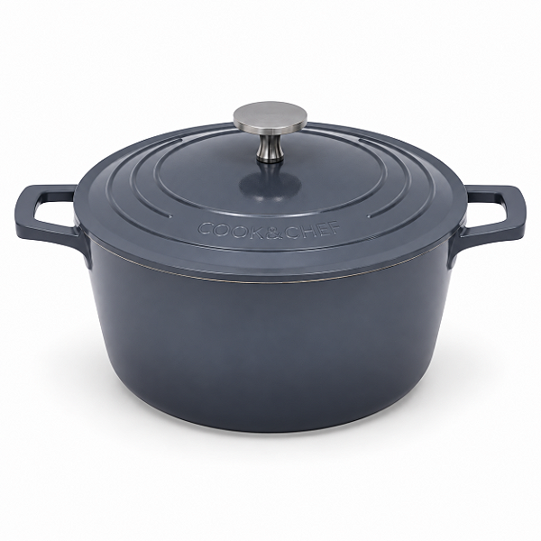 Panela Caçarola Mimo Style Cook&chef 9516 Antiaderente Inox 28cm 6,9l Pn28cg