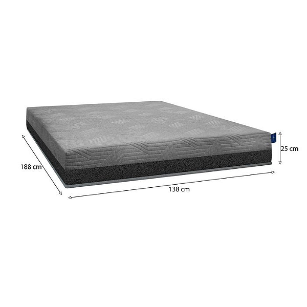 Colchão De Casal Umaflex Fit Visco 25x188x138 30001988