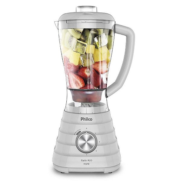 LIQUIDIFICADOR PHILCO PARIS 900W 2,4 LITROS BRANCO - 127V