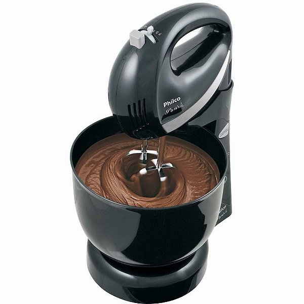 BATEDEIRA PHILCO PARIS 4 VELOCIDADES PRETO 350W - 220V