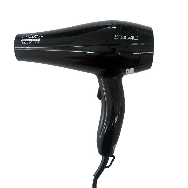 SECADOR DE CABELO GAMA LIGHT PLUS CERAMIC ION 2000W  MOTOR PROFISSIONAL AC- BIVOLT