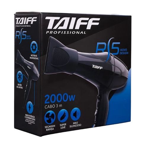 SECADOR DE CABELO PROFISSIONAL TAIFF RS-5 2000W - 127V