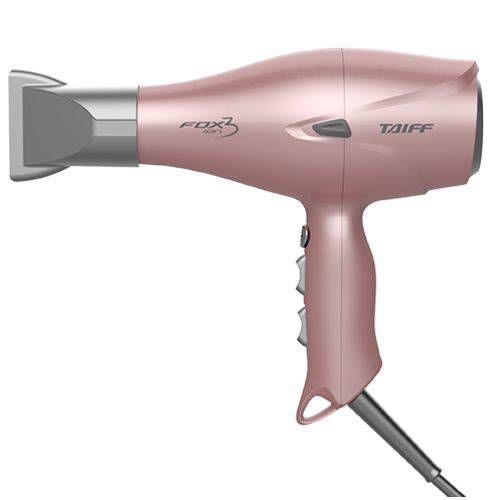 SECADOR DE CABELO PROFISSIONAL TAIFF FOX ION 3 ROSE 2200W - 220V