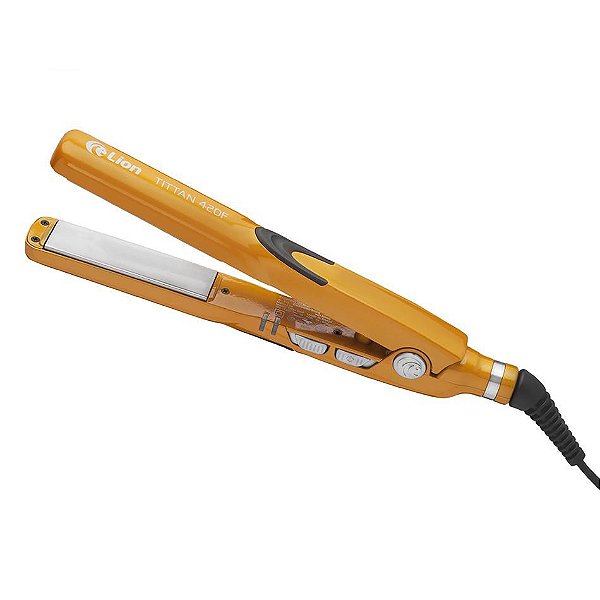 PRANCHA CHAPINHA PROFISSIONAL LION TITTAN 420F LARANJA - BIVOLT