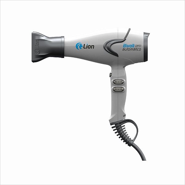 SECADOR PROFISSIONAL LION BIVOLT PRO AUTOMÁTICO BRANCO\CINZA 2100W