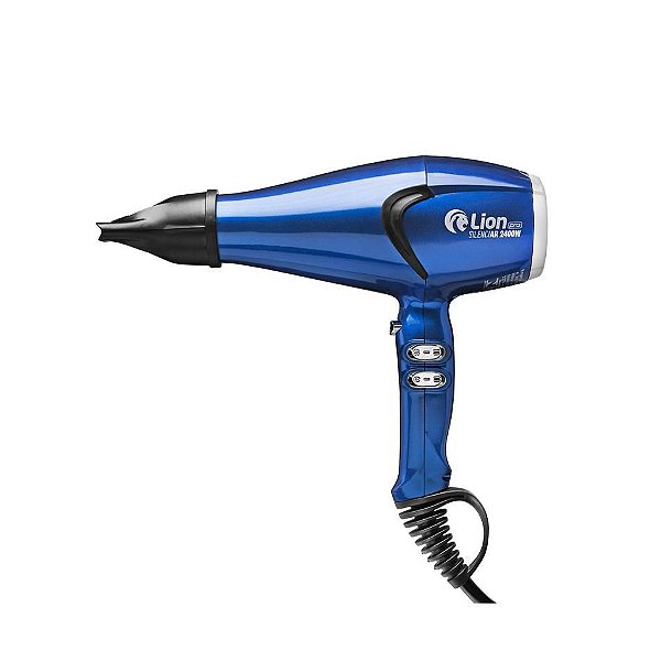 SECADOR PROFISSIONAL LION SILENCIAR 2400W AZUL - 127V