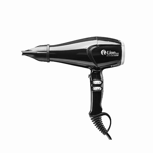 SECADOR PROFISSIONAL LION SILENCIAR 2400W PRETO - 127V