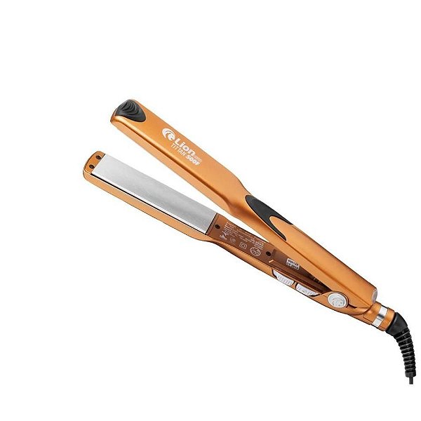 PRANCHA CHAPINHA SUPER PROFISSIONAL LION PRO TITTAN 250°C \ 500F COBRE - BIVOLT
