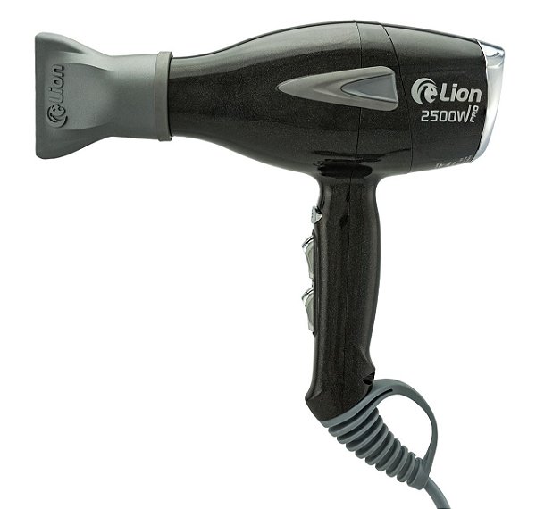 SECADOR PROFISSIONAL LION LS08 2500W PRETO PEROLADO - 220V