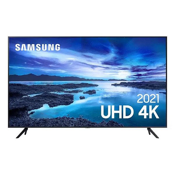 Smart TV Samsung AU7700 58" UHD 4K Crystal Borda Infinita c/ Alexa