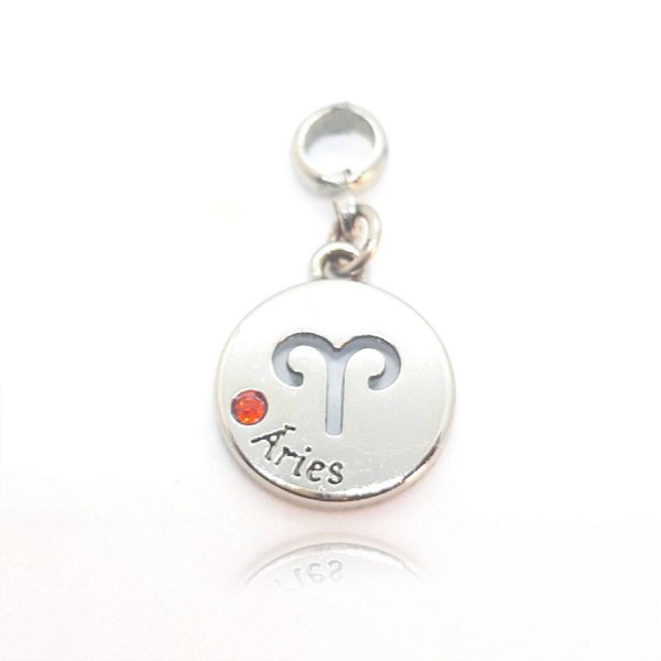 Berloque signo aries folheado