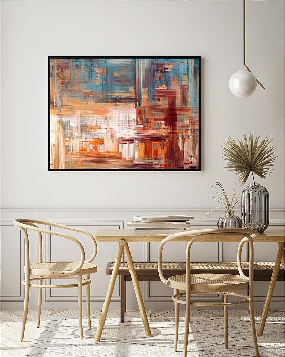 Abstrato pinceladas ref. 017