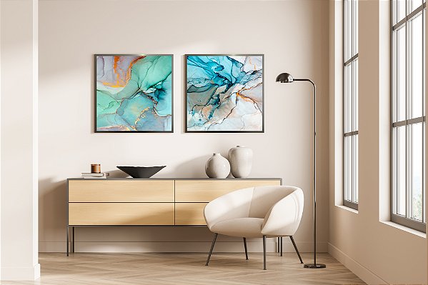 Abstratos marmorizados ref. 019