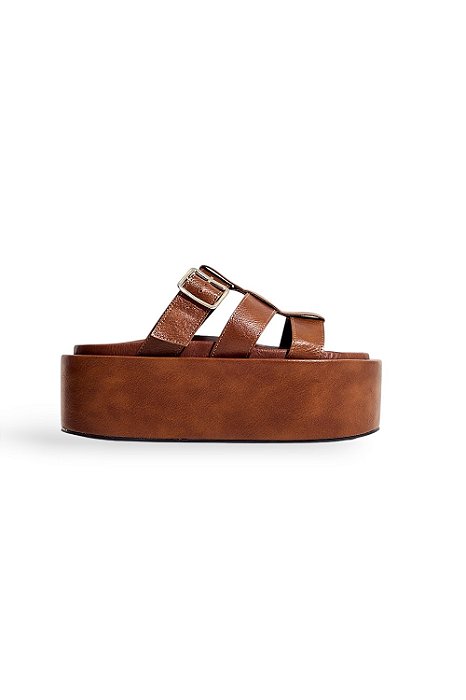 PRÉ VENDA | BANGKOK - TAMANCO FLATFORM FEMININO CAMEL