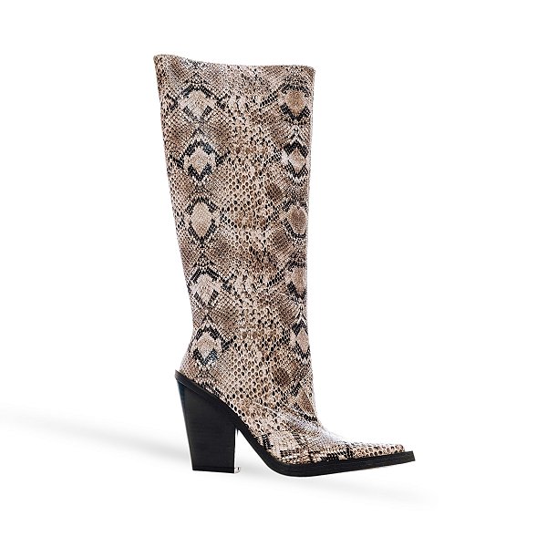 Estampa Bota Over The Knee Cobra Lojas Riachuelo Bota Cobra