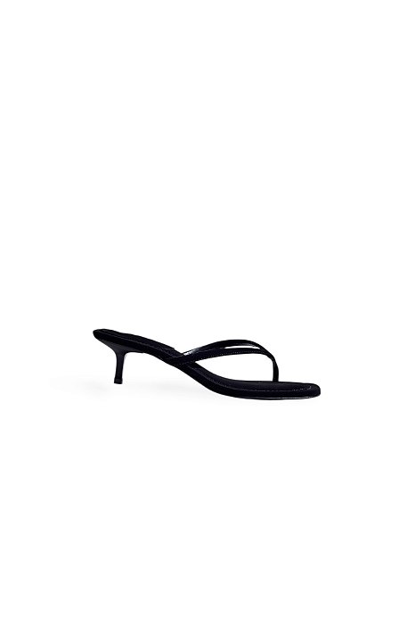 FIFTH - TAMANCO FEMININO DEDO SALTO BAIXO PRETO