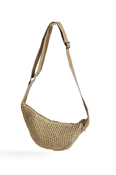 TULUM - MINI BOLSA FEMININA PALHA BEGE