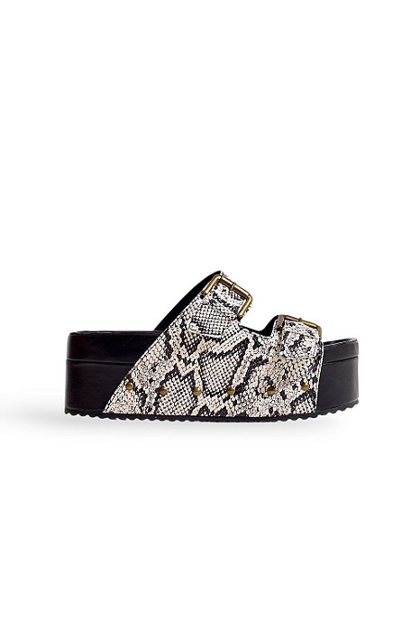 PRÉ VENDA | OSAKA - TAMANCO FLATFORM FEMININO COBRA