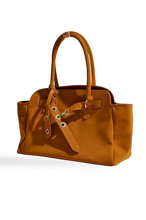 AMÁLIA - BOLSA FEMININA NOBUCK BEGE