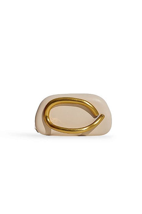 JOY - BOLSA CLUTCH FEMININA OFF WHITE