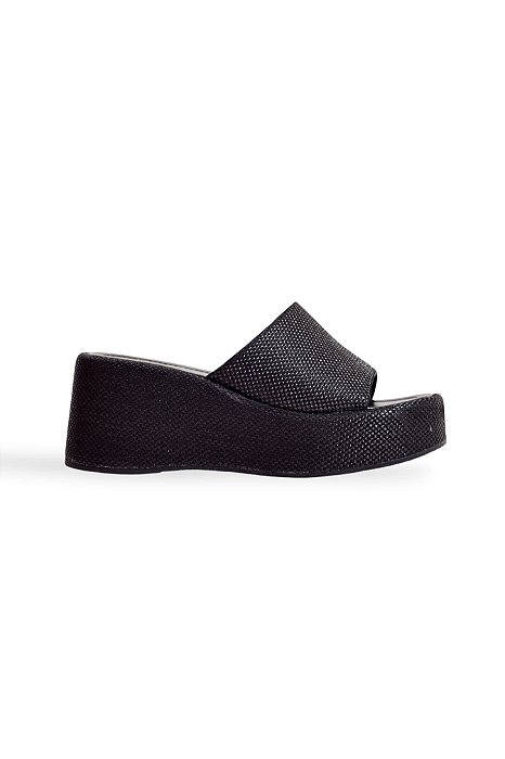 ELEN - TAMANCO FEMININO PLATAFORMA PRETO