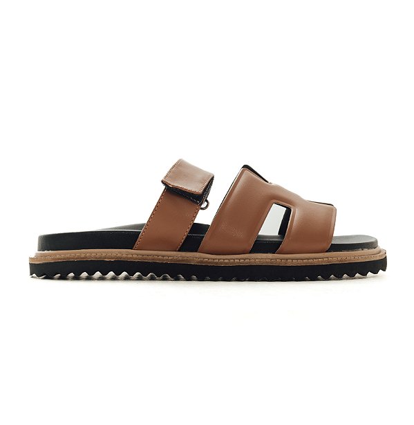 ZALI - PAPETE FEMININA ANATÔMICA VELCRO CAMEL